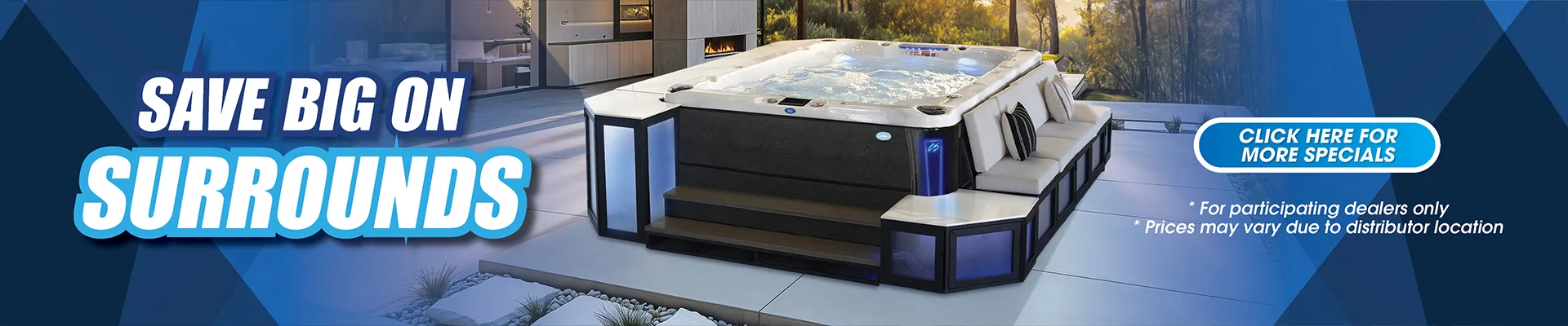 Calspas hot tub being used in a family setting - Thornton