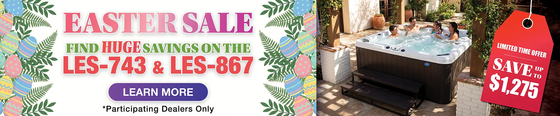 Calspas hot tub being used in a family setting - Thornton