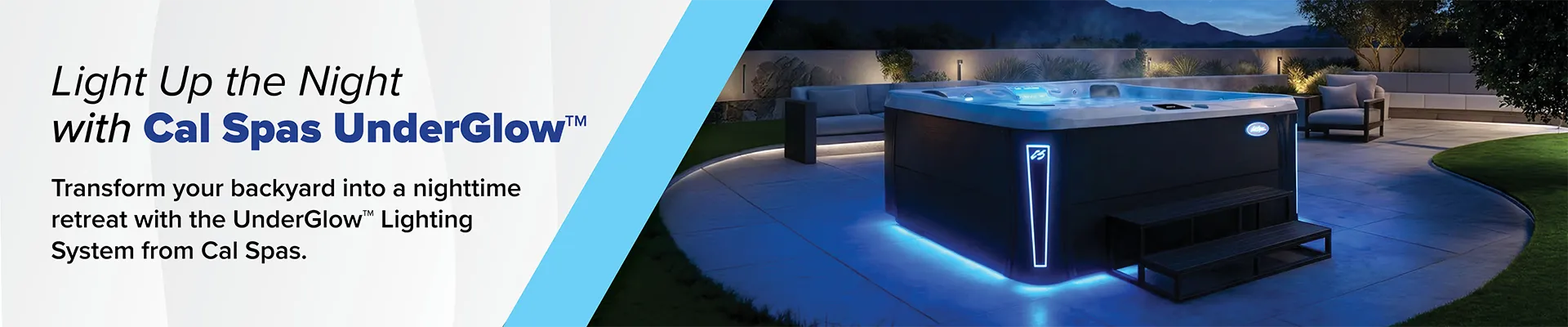 Calspas hot tub being used in a family setting - Thornton